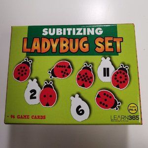 Subitizing Ladybug Card Set